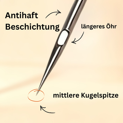 Feiyue Black Super Stretch-Nadeln – 5er Pack, 75 er Stärke