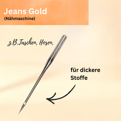 Feiyue Gold Super Jeans-Nadeln – 5er Pack, 90 er Stärke
