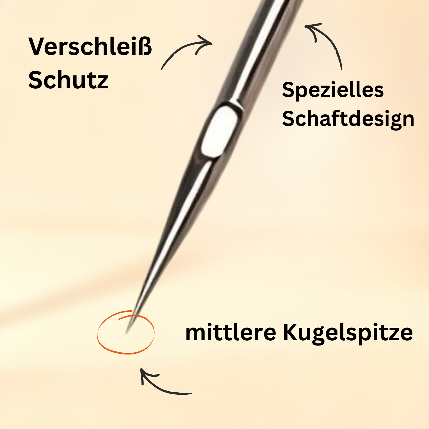 Feiyue Gold Super Jeans-Nadeln – 5er Pack, 90 er Stärke