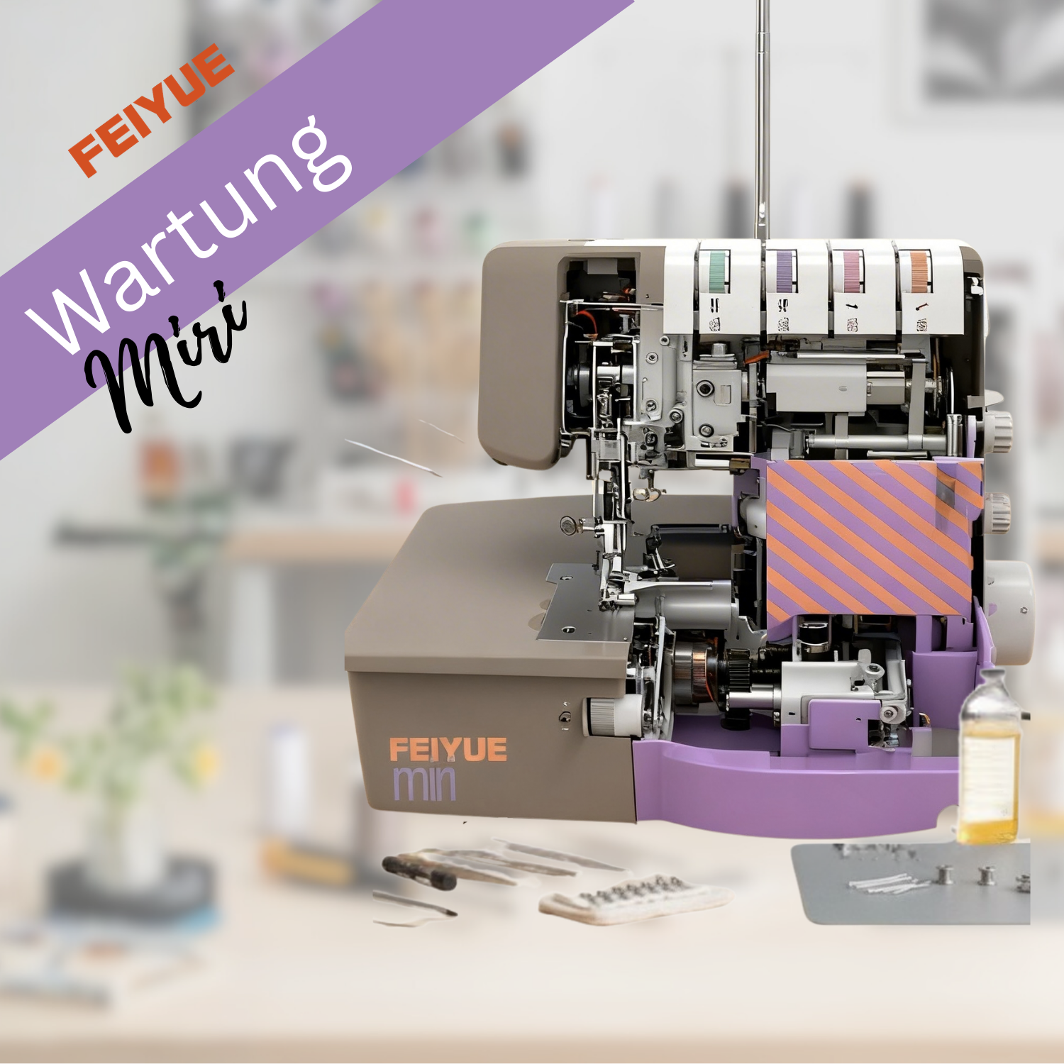 Miri Overlock Wartung & Reparatur zum Festpreis