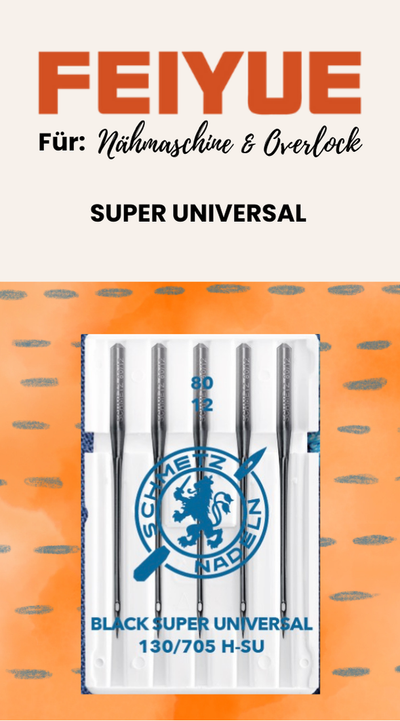 Feiyue Super Universal black-Nadeln – 5er Pack 80er Stärke