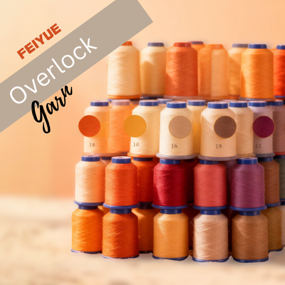 Feiyue Overlockgarn – 1000m Kone