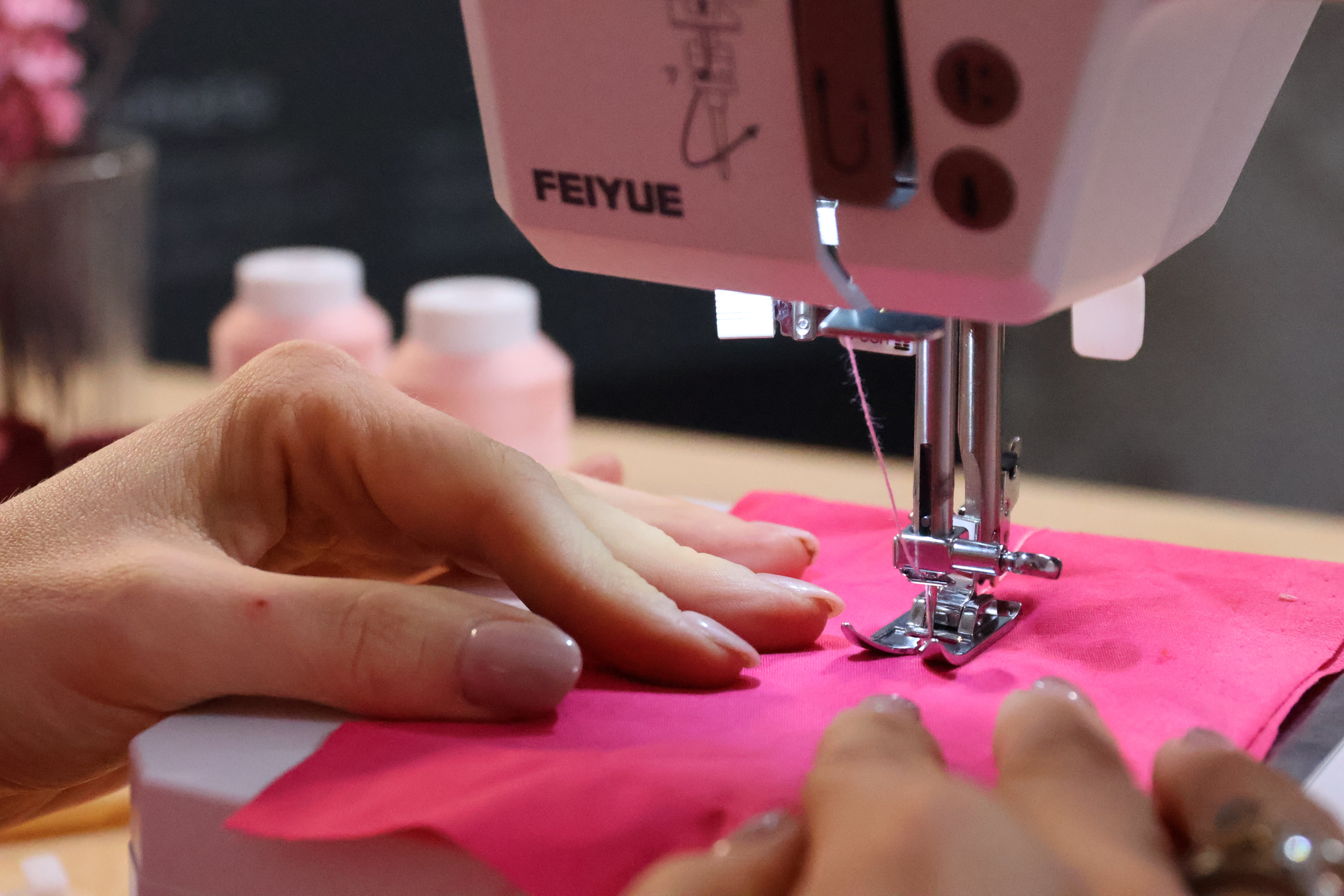 Flora Rosé – Nähmaschine für kreative Einsteiger