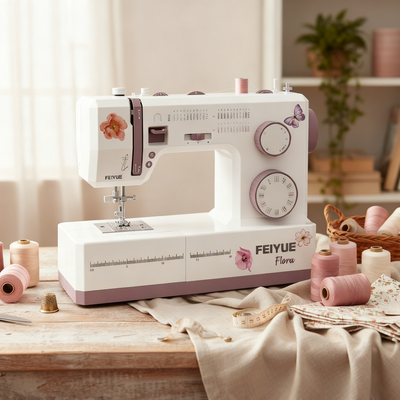 Flora Rosé – Nähmaschine für kreative Einsteiger