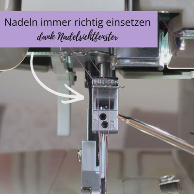 Miri – In Sekunden Nähte wie ein Profi ohne Vorkenntnisse, nur ein Knopfdruck und zack eingefädelt