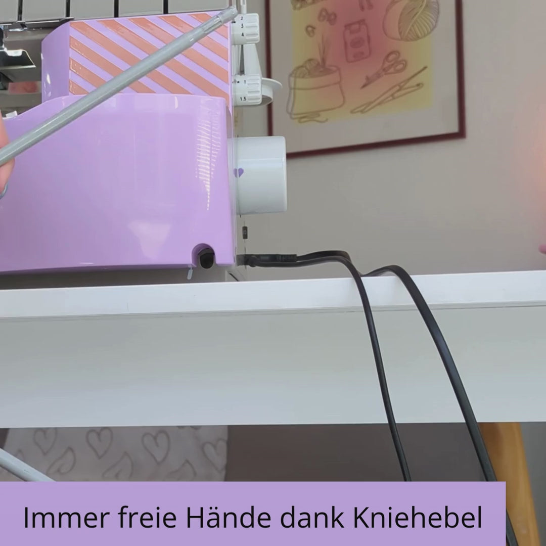 Miri – In Sekunden Nähte wie ein Profi ohne Vorkenntnisse, nur ein Knopfdruck und zack eingefädelt